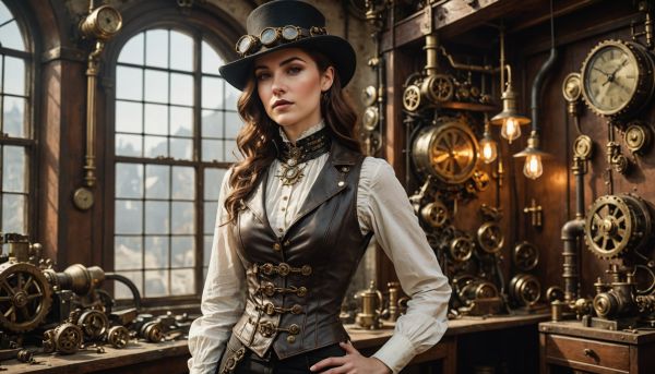 Transform your wardrobe with trendy steampunk apparel and gear
